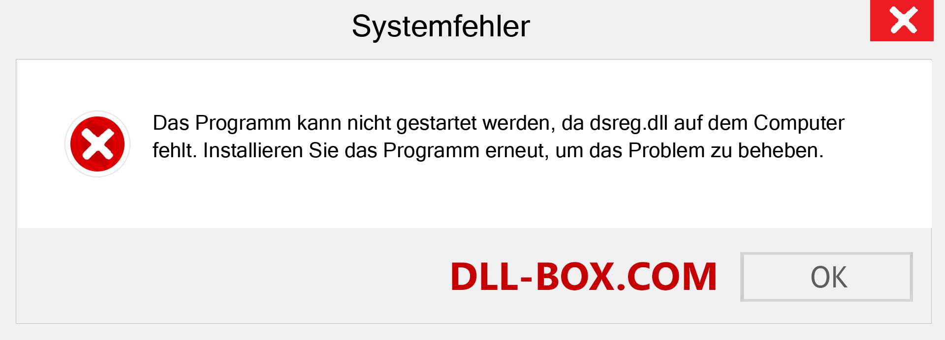 dsreg.dll-Datei fehlt?. Download für Windows 7, 8, 10 - Fix dsreg dll Missing Error unter Windows, Fotos, Bildern