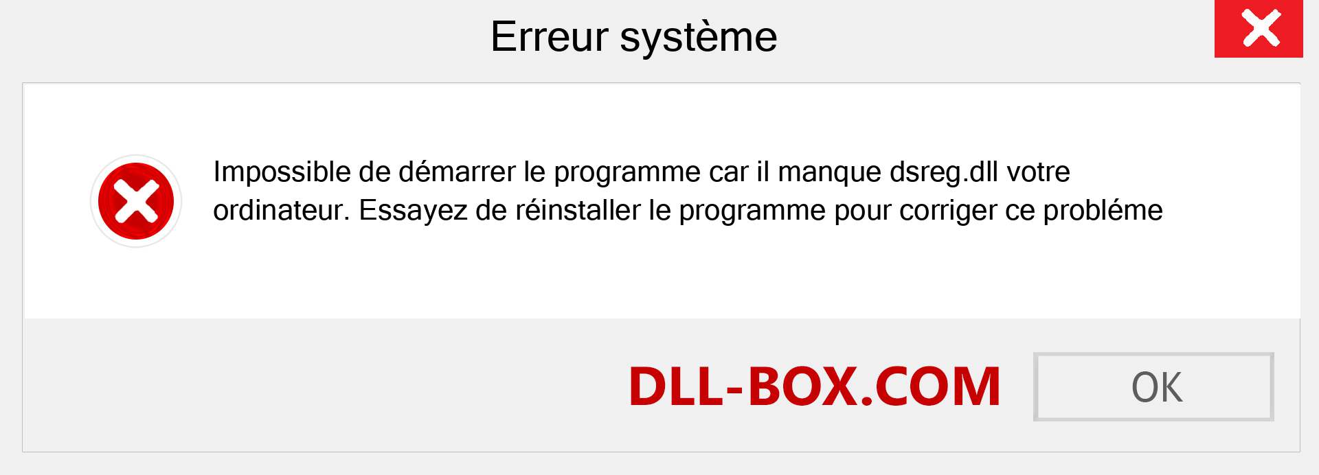 Le fichier dsreg.dll est manquant ?. Télécharger pour Windows 7, 8, 10 - Correction de l'erreur manquante dsreg dll sur Windows, photos, images